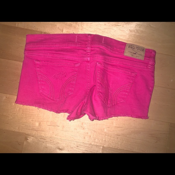 *SOLD* Hollister Pink Jean Shirts size 0 - Picture 2 of 3